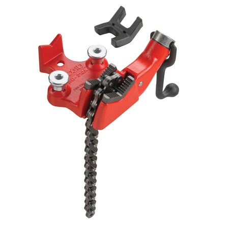 Ridgid BC210PA 1/2" - 2-7/8" OD Top Screw Bench Chain Vise for Plastic Pipe 40190